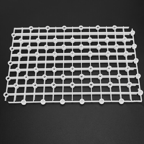 10Pcs Plastic Splicing Aquarium Filter Bottom Grid Plate Screen for Aquarium Fish Tank UseWhite 2