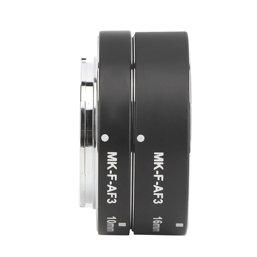 Meike Mk F Af3 Metal Nickel Plating Macro Lens Ring Extension Tube For Fuji X Mount Whole Series Mirrorless Camera 3761323681778