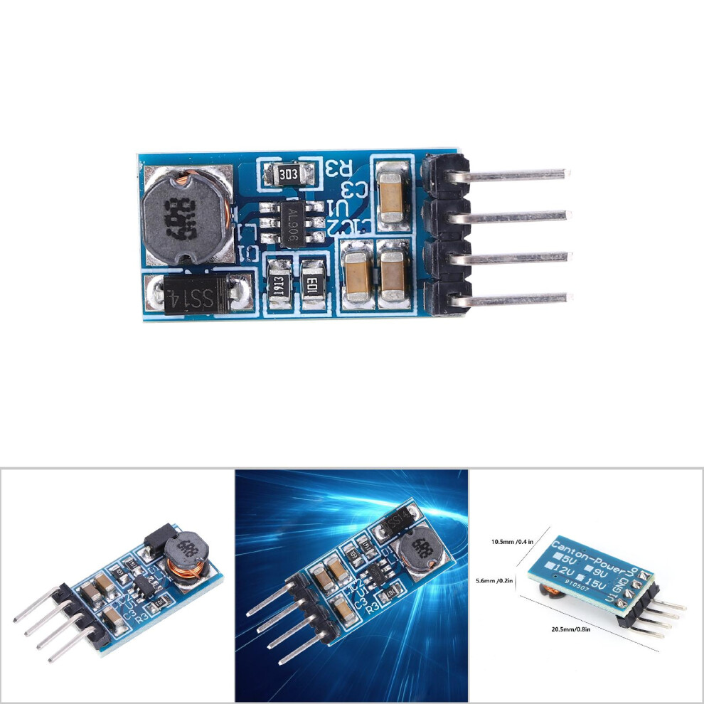 2Pcs Step Up Module Ultra-Small Boost Voltage Conversion Board Dc Dc 3.3V 3.7V 4.5V 5V To 12V 9411323682322