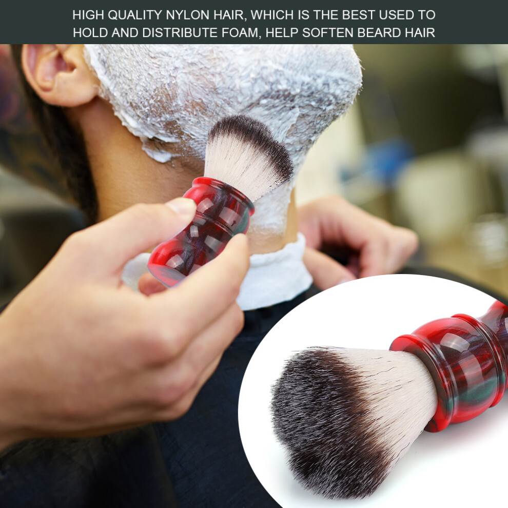 Professional Men Beard Shaving Brush Facial Hair Cleaning Brush for Barber Salon Home