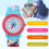 Children Waterproof Cartoon Watch Snowflake Pattern Wrist Watch Time Recognition ToolSnowflake Pattern 7