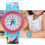 Children Waterproof Cartoon Watch Snowflake Pattern Wrist Watch Time Recognition ToolSnowflake Pattern 9