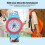 Children Waterproof Cartoon Watch Snowflake Pattern Wrist Watch Time Recognition ToolSnowflake Pattern 12