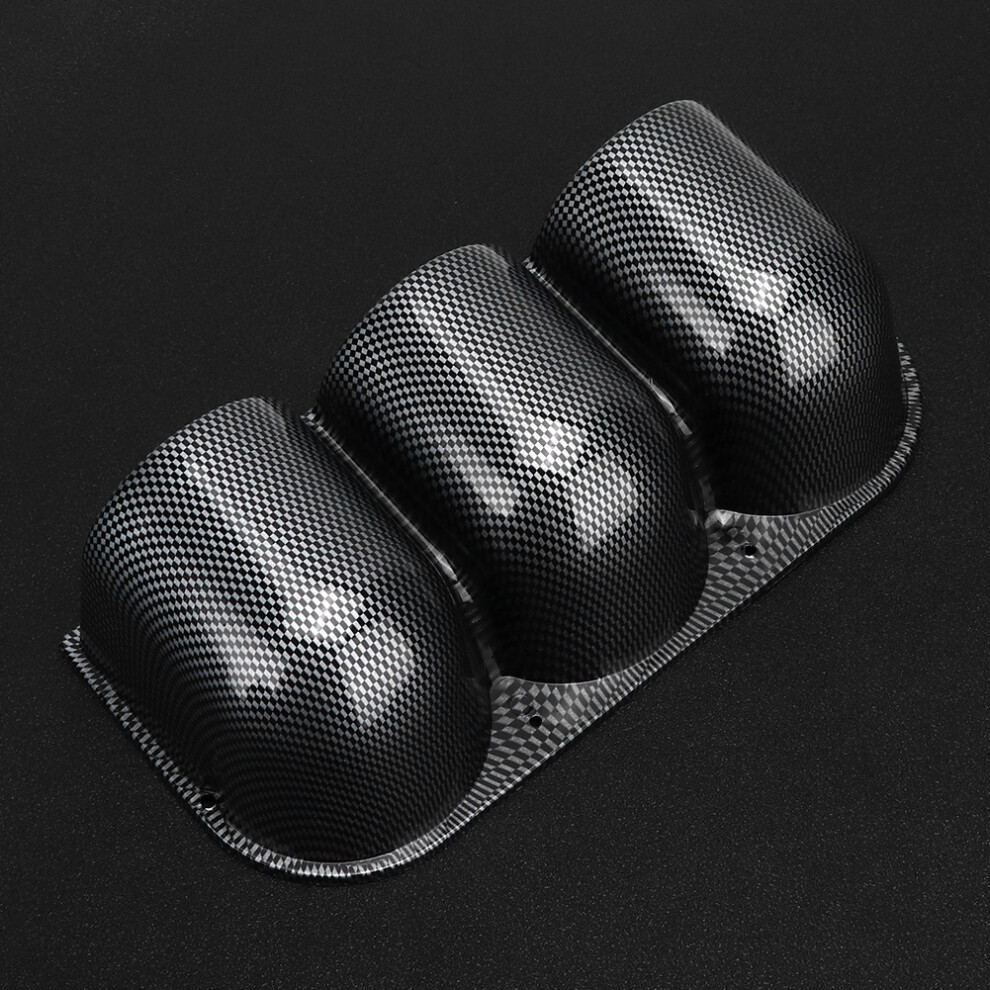 52Mm/2In 3ÂHole Triple Gauge Mount Holder Carbon Fiber Style Auto Car Dash Meter Pod 4171323682900