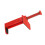 2PCs Brick Liner Plumber Tools Leveling Measuring Tool Hardware Accessory Red PlasticRed Brickwork Line Puller 4