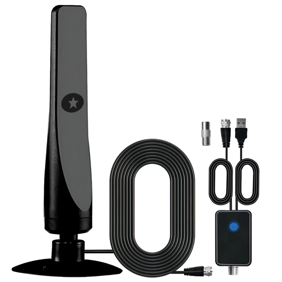 Antena, Antenna, TV Antenna, Suction Cup TV Antenna Plug Play