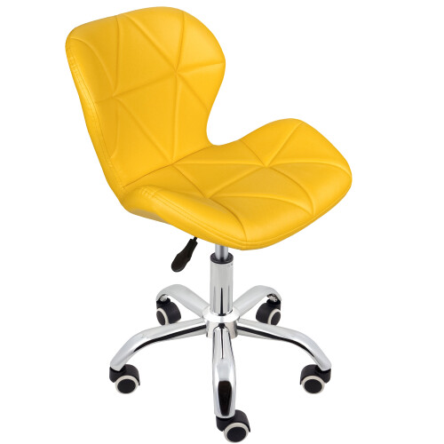Charles Jacobs (Yellow) Charles Jacobs Cushioned Swivel Office Chair 2