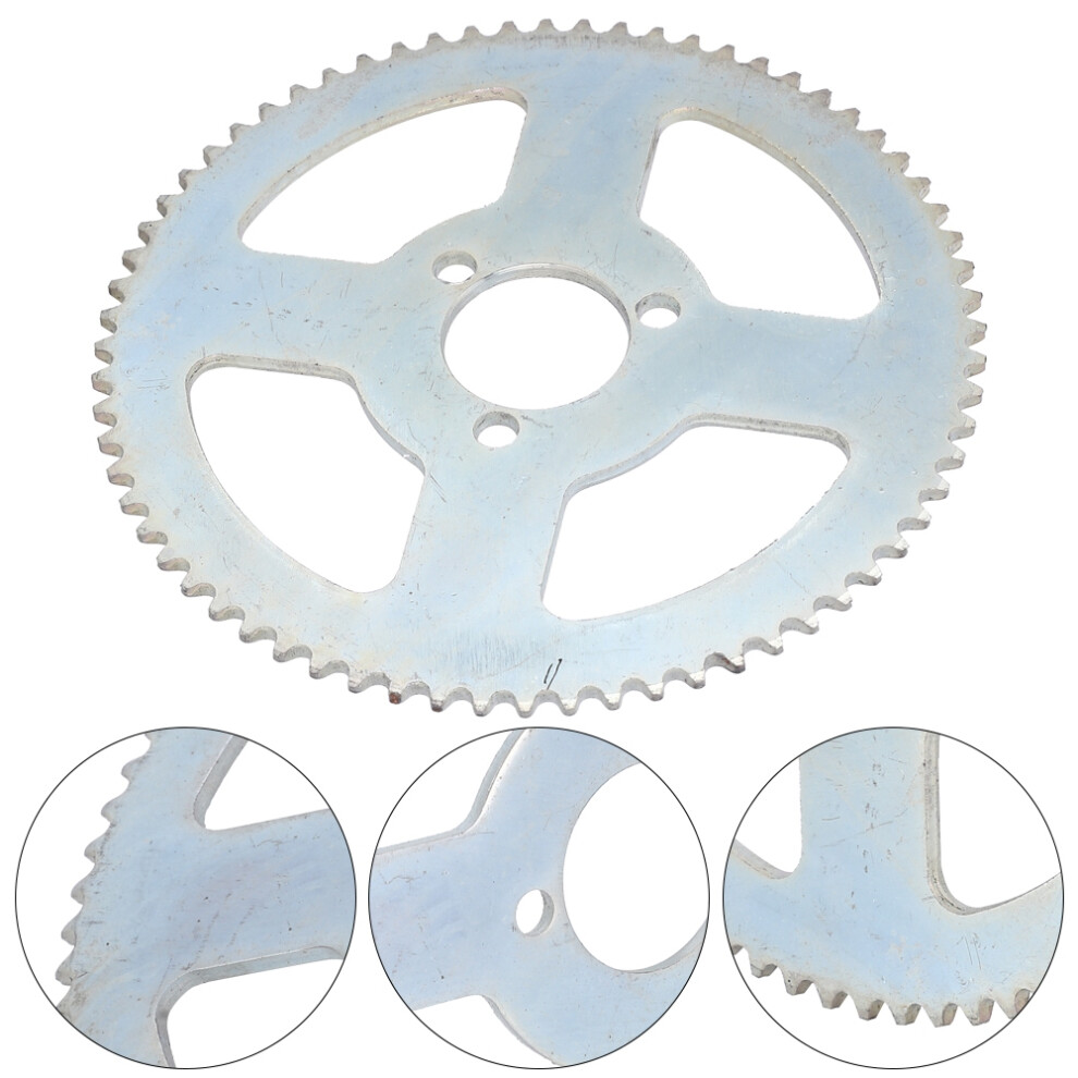 Metal 65 Tooth 25H 3 Holes Crankset Gear Plate Electric Scooter Sprocket Accessory 9301323691564