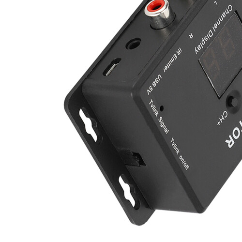 TM70 UHF TV LINK Modulator AV to RF Converter IR Extender with Channel Display 2