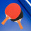 Reines Holz Doppelseite Abdeckungs-Table tennis Paddel Set, Stift & Shakehand-Griff 1