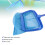 Reinforced Plastic Frame Pool Leaf Net Swimming Pool Debris Falling Leaves Cleaning Net Tool 3