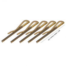 5Pcs Money Cash Clip Electroplated Steel High Hardness Spring 85mm for Leather WalletBronze