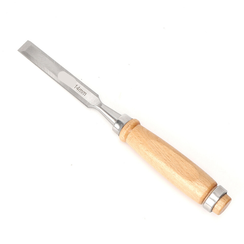 Carpenter Chisel Wooden Handle Steel File Professional Tools For Woodworking Cr V 14Mm 8481323695333