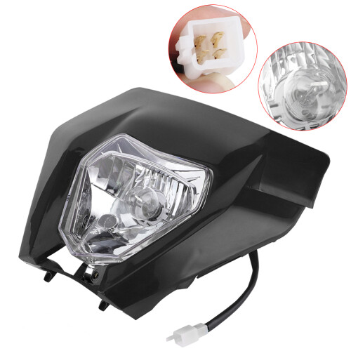 Motorcycle Grimace Headlamp Lens ABS Front Light Housing Large Headlight Lampshade 2