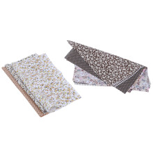 Kaffeebaumwoll-Quilting-Stoff 25x25cm bedruckt für DIY-Handwerk