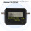 9501 Sensitive Satellite Finder Signal Strength Meter Black with Digital Screen 10