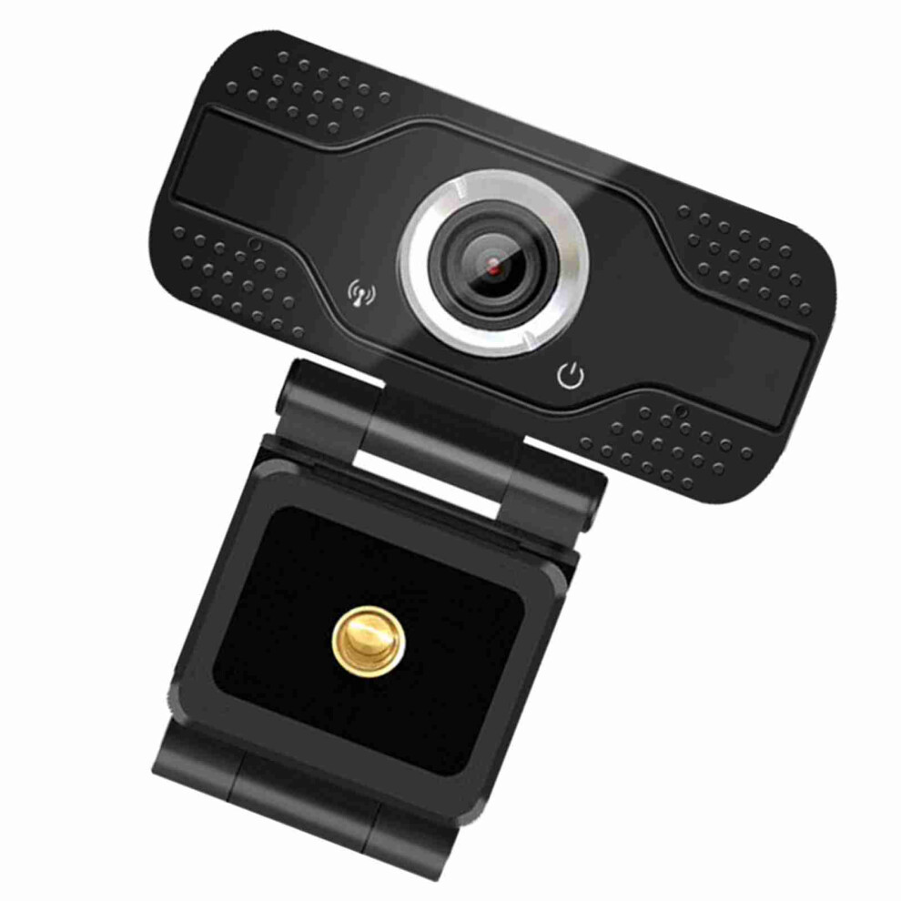 1080P Desktop Computer Camera Usb Online Class Webcam With Microphone Black 4951323697292