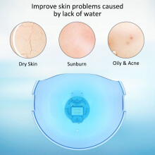 LED Red & Blue Light Skin Rejuvenation Beauty Instrument Spa Hydrogen O2 Face Shield