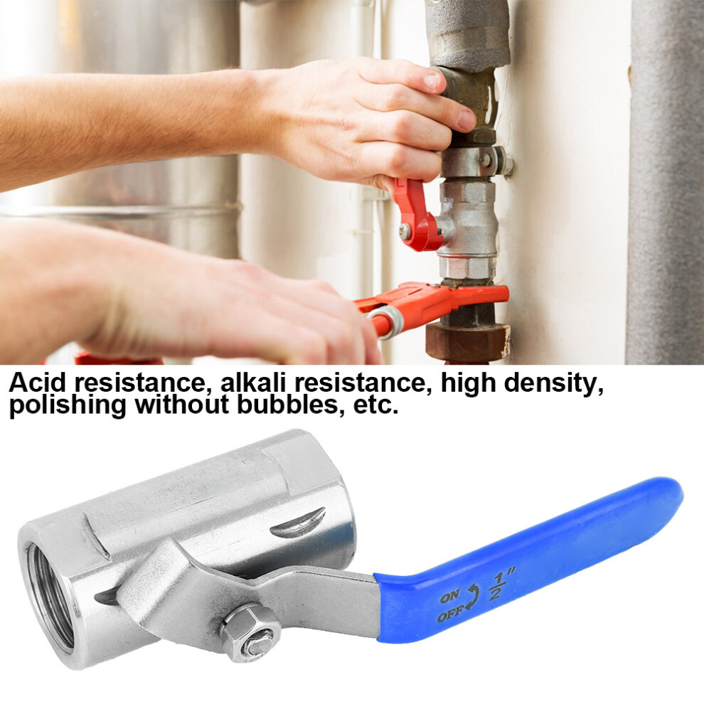 Wide Ball Valve Threaded Semi-Steel 201 Stainless Steel Float Valve Mechanical Accessory(Dn15 1/2 Inch ) 4641323698916