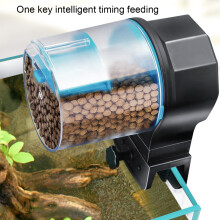 Fischtank Intelligenter Futterautomat aus Kunststoff, automatisch für Goldfische & Schildkröten