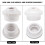 G1-1/2 DN40 PVC Pool Spa Wasserabflussdüse, 48 mm Gewinde 8