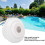 G1-1/2 DN40 PVC Pool Spa Wasserabflussdüse, 48 mm Gewinde 6