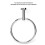 Wall Mounted Towel Ring Stainless Steel Bathroom Round Towel Rack Holders Accessory 10