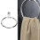 Wall Mounted Towel Ring Stainless Steel Bathroom Round Towel Rack Holders Accessory 7