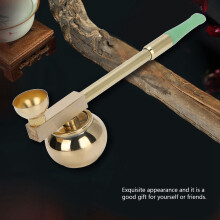 Dual Purpose Brass Water Smoke Pipe Portable Mini Water Pipe Filter Smoking Supplies(108 )