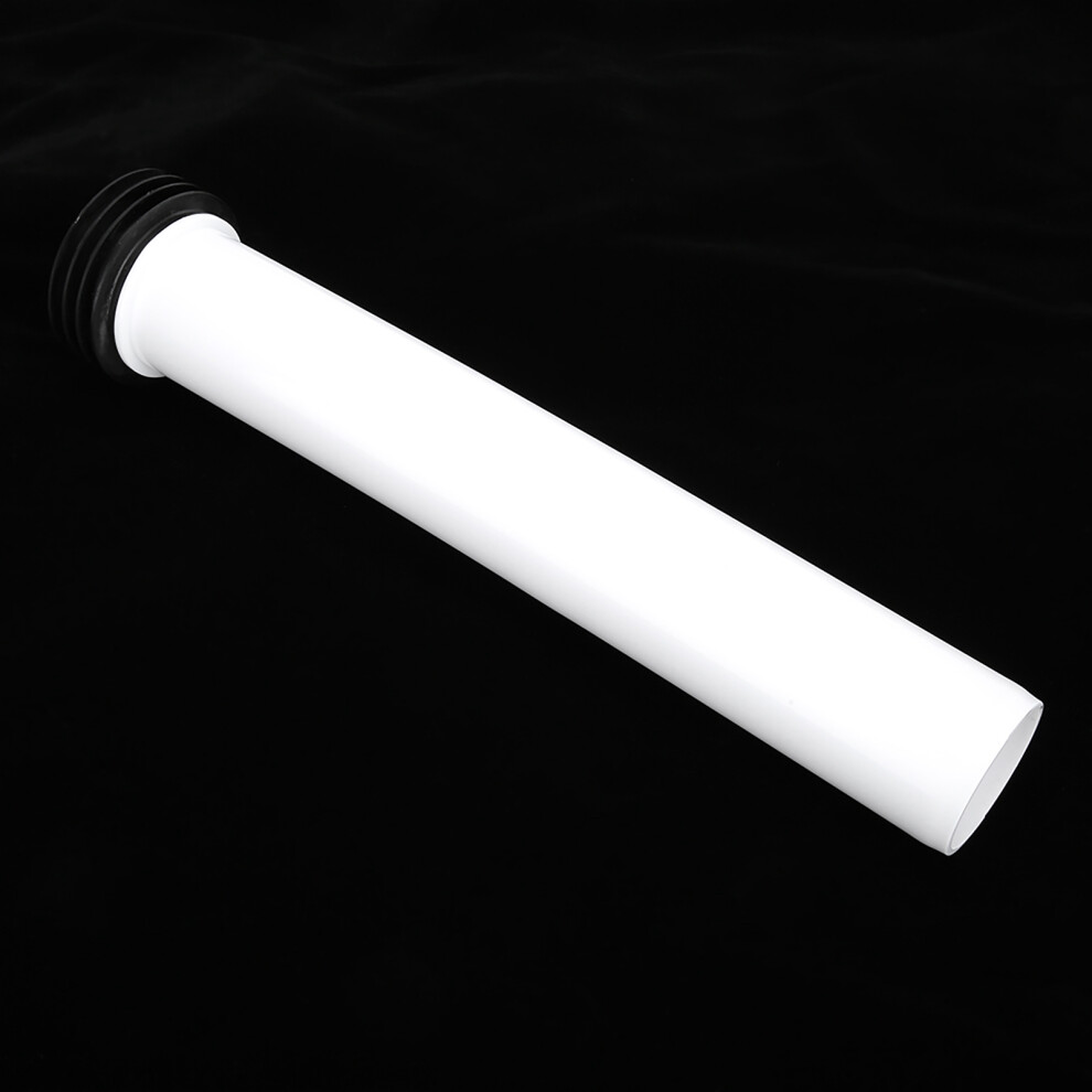 White Concealed Toilet Water Tank Straight Flush Pipe Lengthened Flushing Tube Toilet Accessory 7891323705306