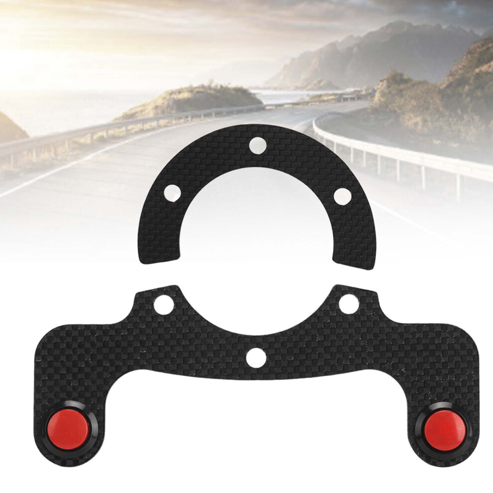 Carbon Fiber External Horn Button Kits For Momo/Omp/Nardi/Sparco 6 Bolts Steering Wheeldual Button 7621323706016