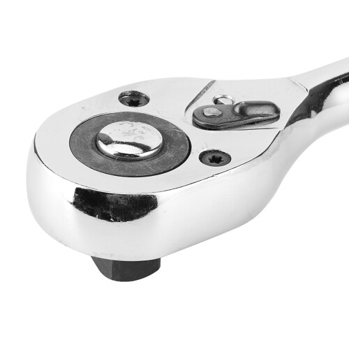 Quick Release Ratchet Wrench 45 Teeth Adjustable Chromed Sleeve Socket Spanner Square Head Professional Hand Tools1/2in 2