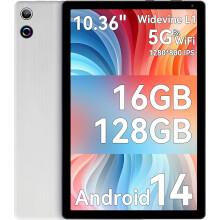 Ainmel 10 Inch Android 14 Tablet, 16GB RAM, 128GB ROM (Expandable to 1TB), Octa-Core Processor, 1280 * 800 IPS HD Touchscreen, 5G