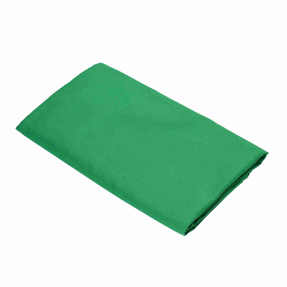 2 * 3M / 6.6 * 10Ft Professional Screen Backdrop Studio Photography Background Washable Durable Polyester-Cotton Fabric Seamless One- Green 4961323709758