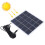 Outdoor Portable 4W 5V Polycrystal Solar Battery Panel Laminated Board with DC Interface Charging 3.7V Battery Garden Light 5
