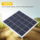 Outdoor Portable 4W 5V Polycrystal Solar Battery Panel Laminated Board with DC Interface Charging 3.7V Battery Garden Light 6