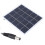 Outdoor Portable 4W 5V Polycrystal Solar Battery Panel Laminated Board with DC Interface Charging 3.7V Battery Garden Light 10