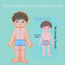 Children Wooden Human Body Organ Structure Cognition Puzzle Jigsaw Toy Educational Toys(MG Boy Body Structure Puzzle )