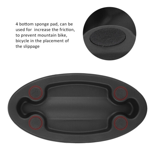 Bicycle Indoor Training Front Wheel Pad Trainer Fixed Racket for 

Mountain Bike Cycling AccessoryFront Wheel  Pad 2