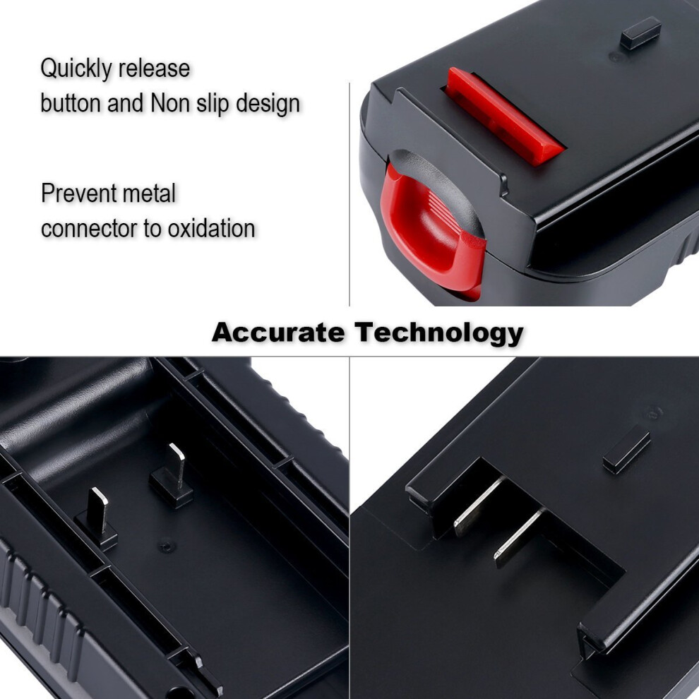 HPA1820 Adapter 20V MAX to 18V Adaptor Battery Adapter Replacement for Black Decker & Stanley & Porter Cable Convert Black Decker 20V or St