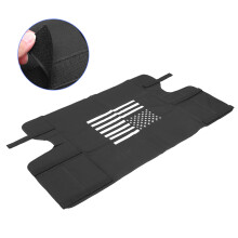 Cargo Board Cover the Stars and the Stripes Pattern Fits for Jeep Wrangler Top ON/Topless Model