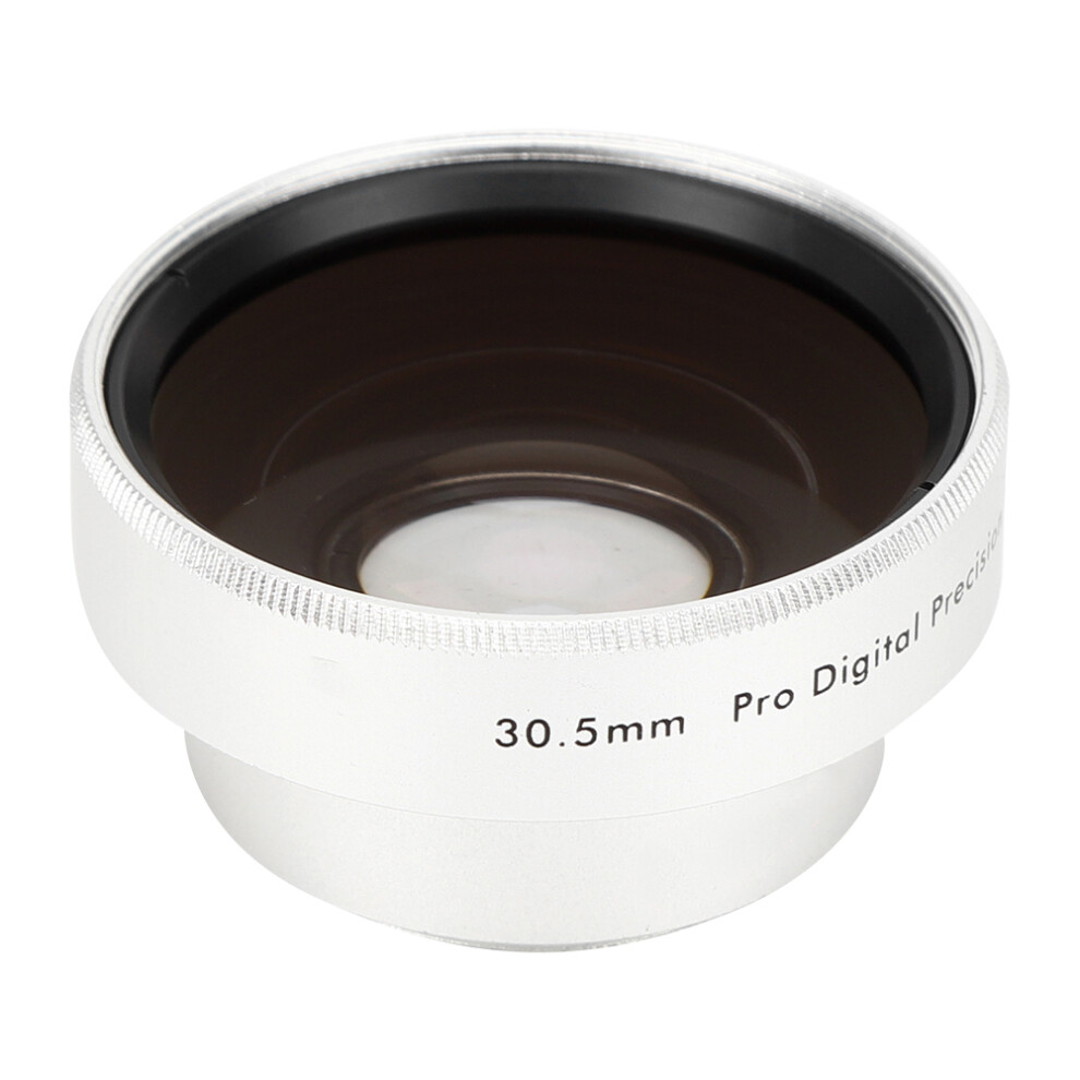 Optical Glass 0.45X Camera Wide Angle Magnification Additional Lens For 30.5Mm Camera Lenses Silver 8471323719849