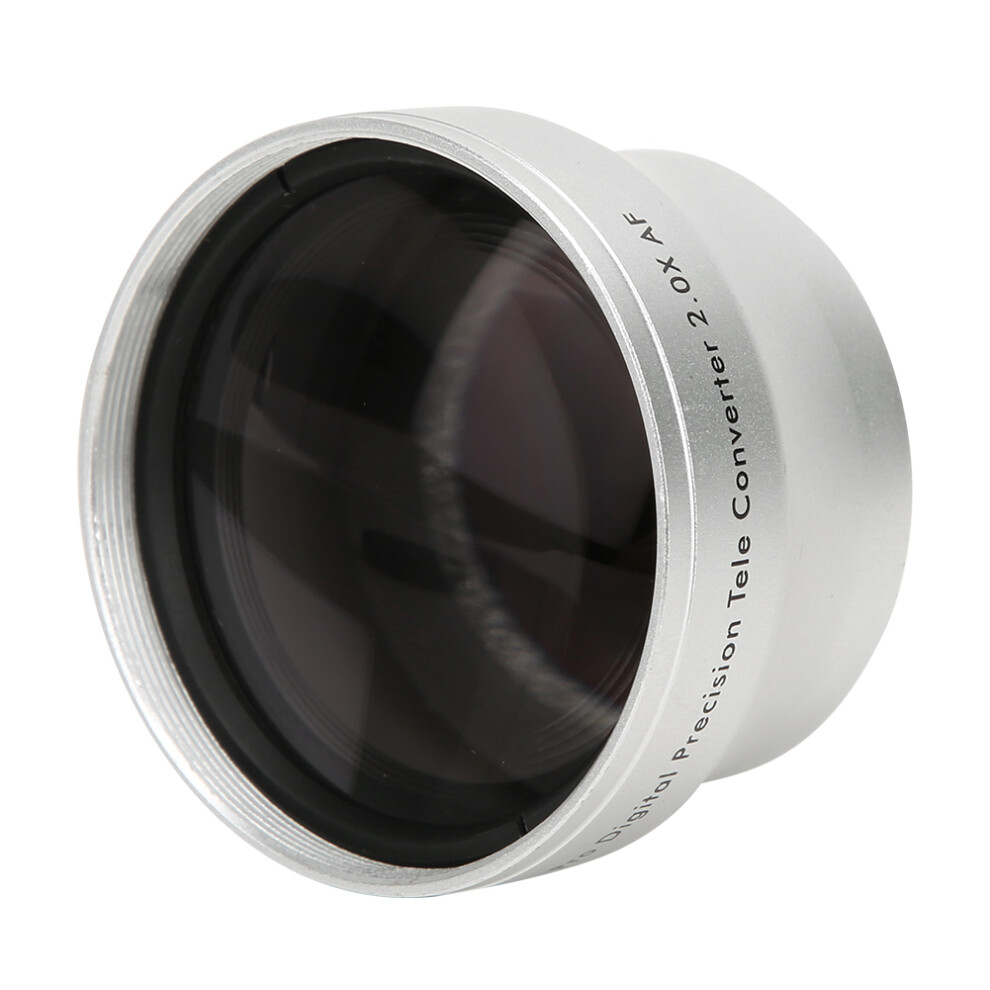 37Mm 2X Aluminium Alloy Magnification Converter Lens For 37Mm Diameter Camera Lens 7651323719778