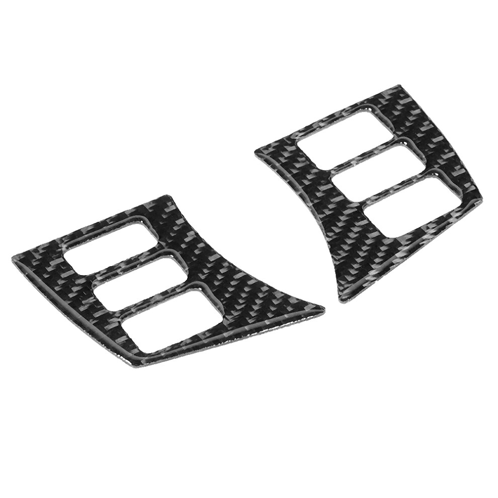Carbon Fiber Interior Steering Wheel Panel Cover Fit For Nissan 350Z 2006-2009B Black 8081323721959