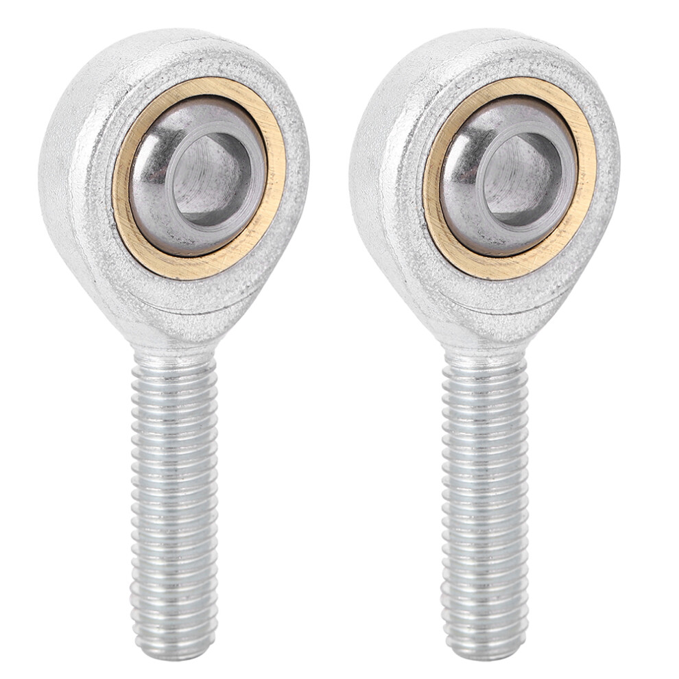2Pcs Sa8t K Self Lubricating Articulated Bearing Male Thread Assembled Rod End Bearing 6941323722115
