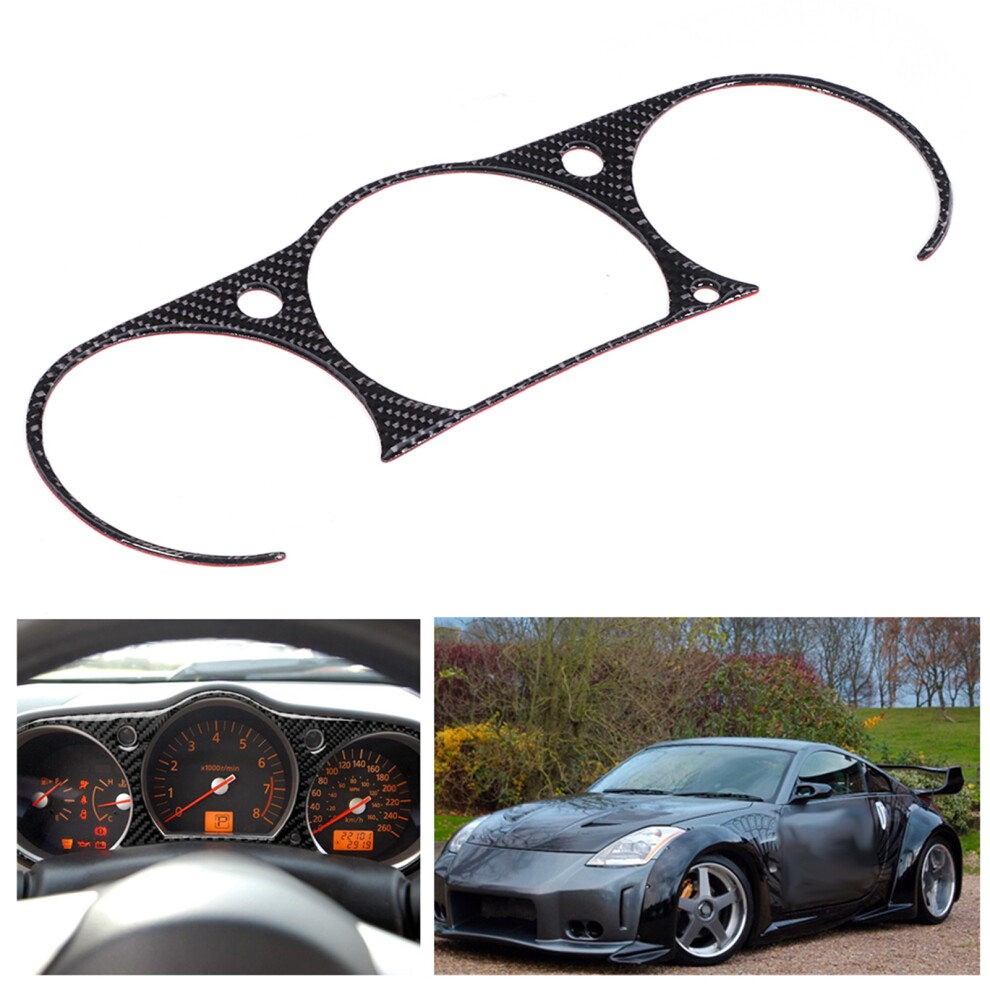 Carbon Fiber Interior Instrument Cluster Panel Cover Trim Fit For Nissan 350Z 2006-2009 9391323721880