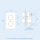 NES Home 2 Way Square Concealed Thermostatic Shower Mixer,Head,Handset set Chrome 9