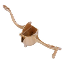 Aluminum Alloy Portable Household Manual Orange Lemon Squeezer Juicer Squeezing Kitchen ToolGold