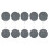 10pcs Fish Tank Air Bubble Stone Aerator Pond Pump Disk Aquarium Pump Hydroponic Oxygen Plate 2