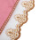 Pinkes Spa-Massagebettlaken mit Loch, 50x80cm, Polyester 3
